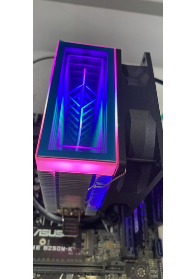 G20 İntel Ve Amd Uyumlu Cpu Soğutucu Rgb Fanlı 2 Bakır Borulu