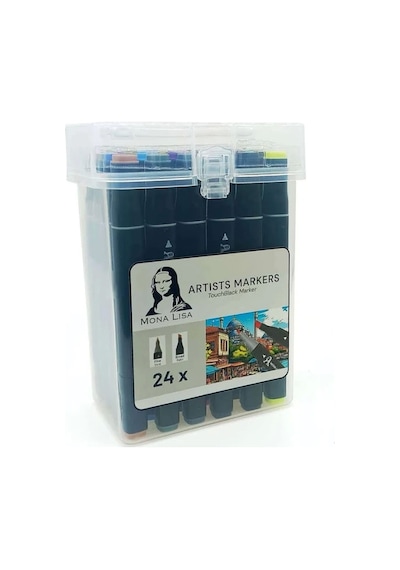 Mona Lisa Touchblack Marker 24 Renk