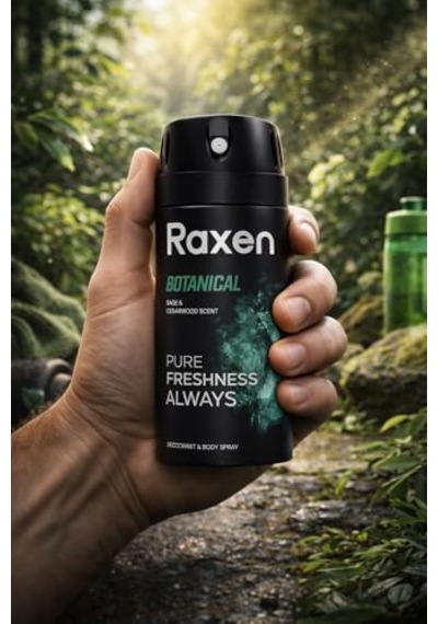 Erkek Deodorant Spreyi - Botanical Serisi - 150ml - Etkili Ter Kokusu Önleyici - Alüminyumsuz Ve Leke Bırakmayan Formül - Gün Boyu Ferahlık Veren Erkek Vücut Spreyi