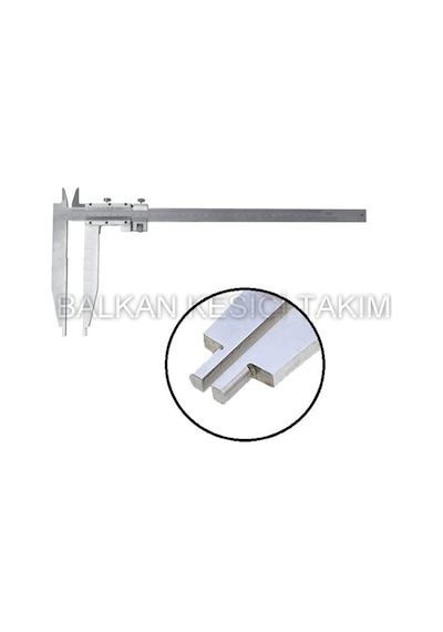 1000mm Ekstra Uzun Çift  Çene Mekanik Kumpas Çene Boyu 150mm