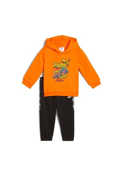 Puma Hot Wheels Bebek Kapüşonlu Eşofman Takımı Çok Renkli