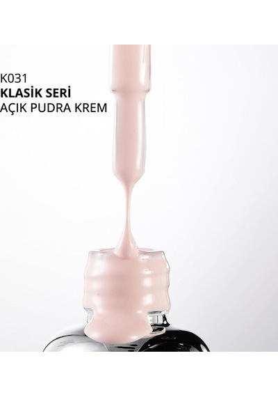 Kalıcı Oje K031, Açık Pudra Krem, 10 Ml