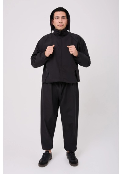 Hnc Sport Unisex Nefes Alan Termal Sauna Eşofman-terleme Eşofmanı Siyah