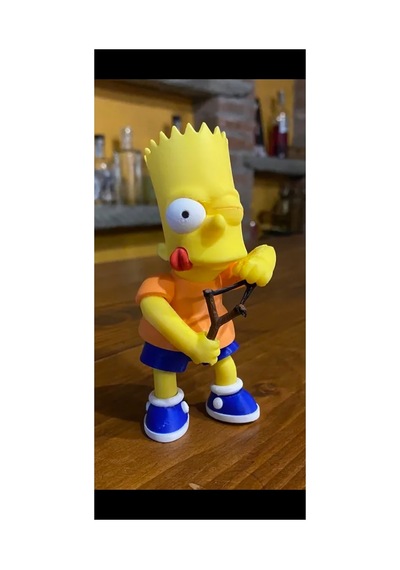 The Simpsons Bart Simpson Figür 15 Cm