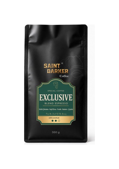 Saint Darker Exclusive Espresso Çekirdek Kahve 500 G