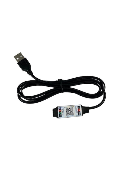 Usb Girişli Bluetooth Cep Telefonundan Rgb Şerit Led Kontrol Modülü 6a 5v