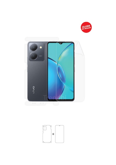 Vivo Y27 5g Ön,arka Ve Yan 360 Derece Tam Kaplama Tpu Film