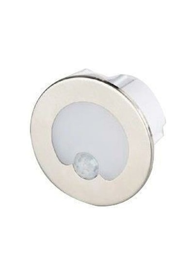 Cata Ct-5174 1.5 Watt Yuvarlak Saten Kasa Sensörlü Koridor Armatürü Günışığı Metal - Cam