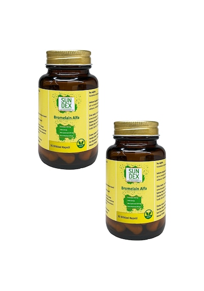 Sundex Bromelain Alfa 2 x 30 Bitkisel Kapsül