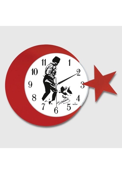 Şık Duvar Saati 240 Mm Sessiz Mekanizma Ofis İçin Sarı