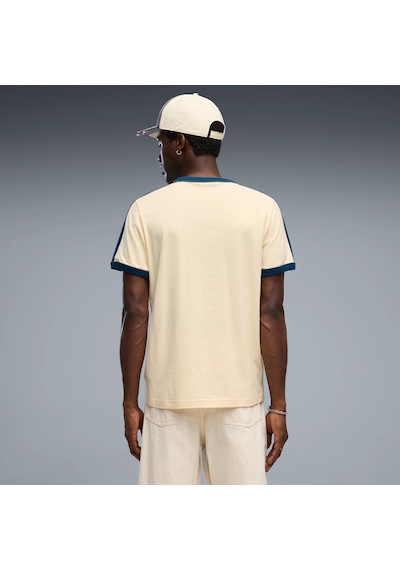 Puma T7 Ringer Tee Erkek Krem Tişört 636726-88