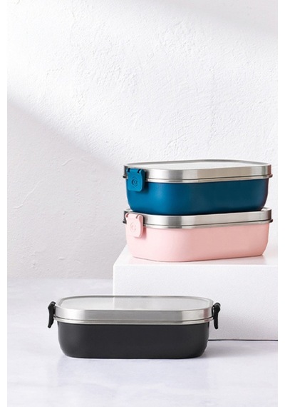 Le Creuset On The Go Yemek Kabı Paslanmaz Çelik Saklama Kapları Mat Siyah 1