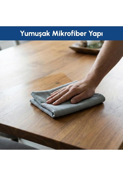 3 Lü Mikrofiber Cam Temizlik Bezi Seti Ultra Emici İz Bırakmaz Çok Amaçlı Büyük Boy Bez Diğer
