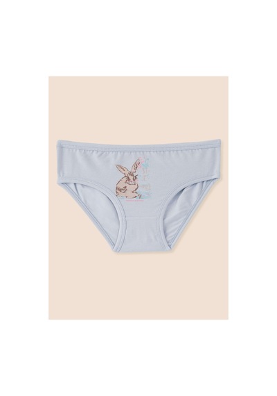Natuline Kız Çocuk Organik Pamuklu Likralı Külot Just Be Rabbit Yourself Rabbit 6'lı Paket Açık Mavi - Yeşil - Ekru Natuline Kız Çocuk Organik Pamuklu Likralı Külot Just Be Rabbit Yourself Rabbit 6'lı Paket Açık Mavi - Yeşil - Ekru