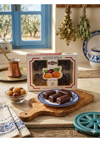 Çikolata Kaplamalı Kestane Şekeri - 240 Gr