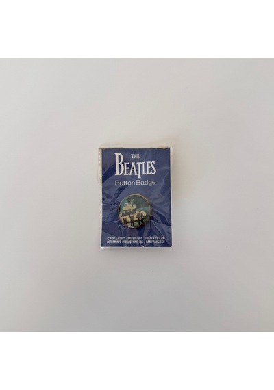 The Beatles Rozet Pinback Button Siyah 45722057