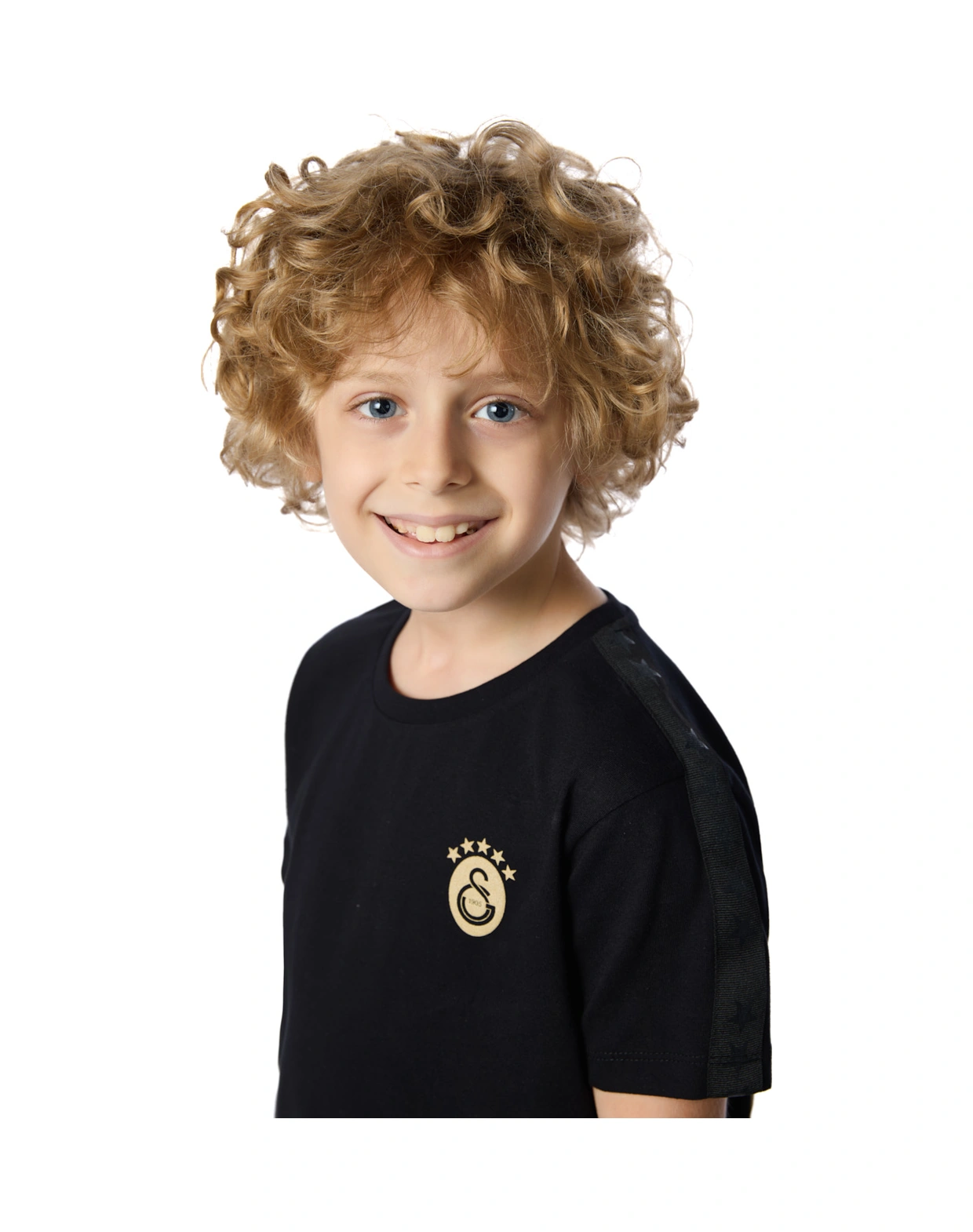 Gsstore Galatasaray 25 Detaylı Çocuk T-shirt C251401 SIYAH