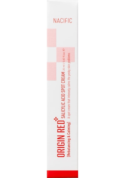 NACIFIC Origin Red Salicylic Acid Spot Cream 20 ml , Nokta Atışı Bakım Kremi , BHA + Cica Destekli