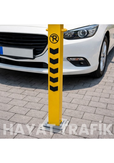 Kilitli Park Bariyeri - Tak Çıkar Tabanlı-75 Cm