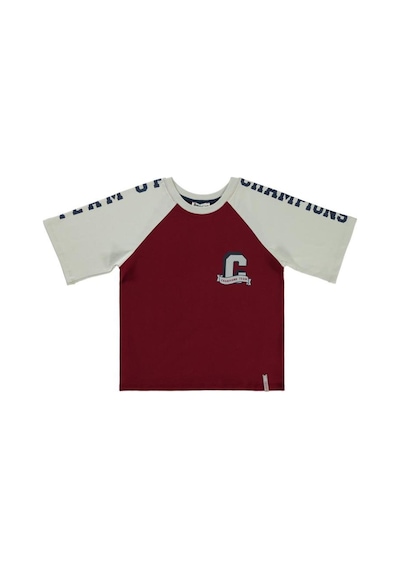Civil Boys 34 Baskılı 10-13 Yaş Tişört Bordo