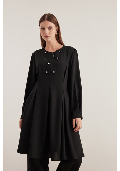 Aker 24aw15760112 Büyük Beden Tunik 24aw15760112 002 Siyah Siyah