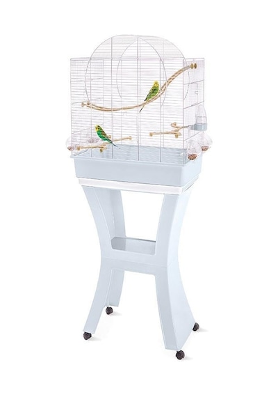 Imac Matılde Ayaklı Kuş Kafesi Mavi/gümüş 58x38x71/143cm