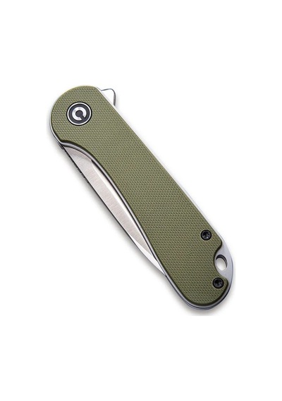 Civivi Elementum Green G10 Handle Satin Finished D2 Blade Kamp Çakı Yeşil