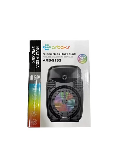 Arbaks 17 Cm Bluetooth Super Bass Hoparlör Arbs132