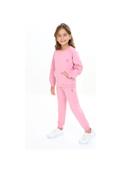 Toontoy Kids Toontoy Kız Çocuk 2'li Takım Nakış Baskılı Bisiklet Yaka Cepli Sweatshirt & Beli Paçası Lastikli Cepli Jogger Eşofman Altı - 2 İplik Gül Kurusu Toontoy Kids Toontoy Kız Çocuk 2'li Takım Nakış Baskılı Bisiklet Yaka Cepli Sweatshirt & Beli Paçası Lastikli Cepli Jogger Eşofman Altı - 2 İplik Gül Kurusu