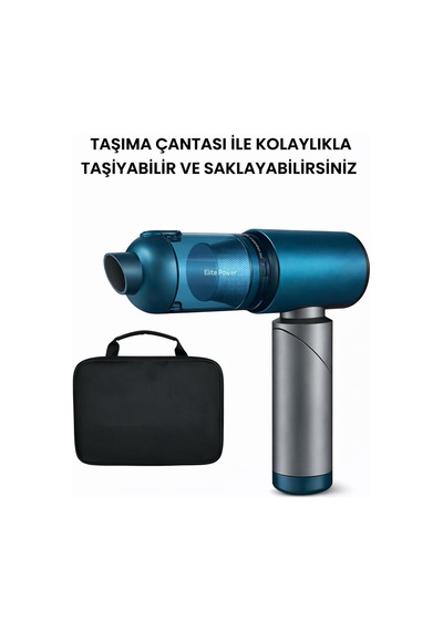 20.000 Pa Kablosuz El Süpürgesi 120w Güç, 7800 Mah Batarya, 200 Ml Toz Haznesi, 8 Başlıklı, Taşıma Çantal Diğer