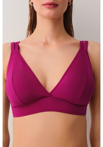 Suwen Üçgen Bikini Üst Sbn26410c1283 Bordo