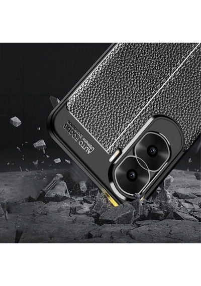 Honor 90 Lite Deri Desenli Silikon Kılıf - Ultra Darbe Emici Kamera Korumalı Kapak