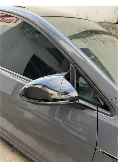 Vw Golf 7.5 Yarasa Ayna Kapağı Batman Piano Black Parlak Siyah