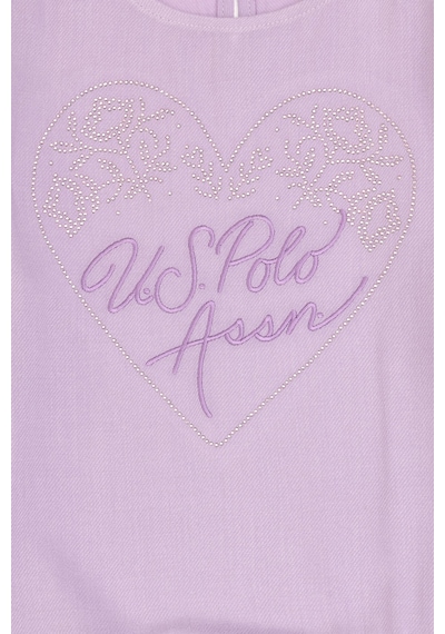 U.s. Polo Assn. Kız Çocuk Lila Elbise Dokuma 50314341-vr034 Lıla