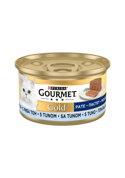 Gold Kıyılmış Ton Balıklı Yaş Kedi Maması, Yetişkin Kediler 24 X 85 Gr