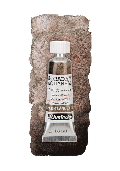 Schmincke - Horadam Aquarell, Süper Granülasyon, 14 915 006 Volkan Kahverengi, 15 Ml Tüp, Çok Güçlü Granülasyon Renkler, En İnce, Süper Granülasyonlu