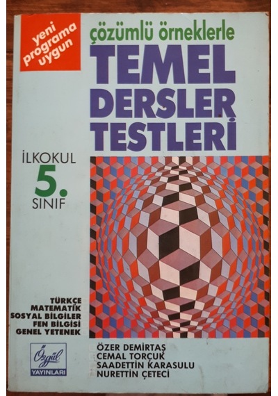 5.Sınıf Temel Dersler Çözümlü Örneklerle 1980 Li Yıllar Baskısı