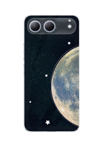 Tecno Spark 40 5g Uyumlu Minimalist Galaksi Yıldızlı Gece Baskılı Silikon Kılıf Renkli