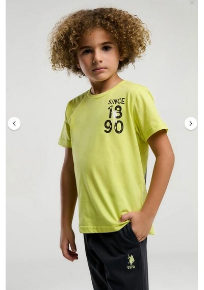Aykidsclup U.s. Polo Assn Erkek Çocuk Yeşil Bermuda Takım 2054-