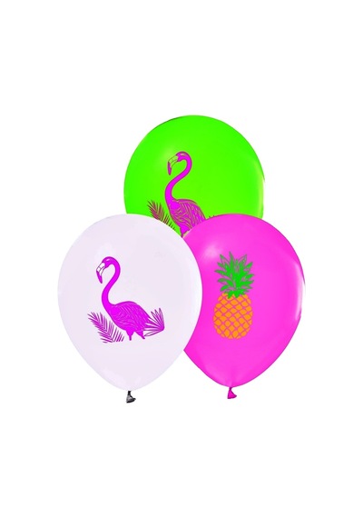 Flamingo Balon - 6 Adet