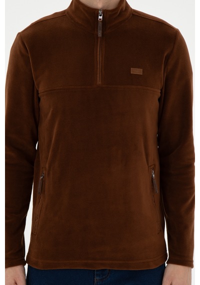 U.s. Polo Assn. Erkek Kahverengi Sweatshirt 50290609-vr029 Kahverengi