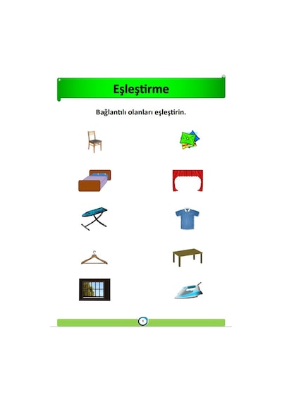 Okul Öncesi Eşleştirme YAZ-Sil Kitabı