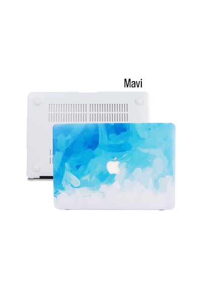 Apple Uyumlu MacBook Air Kılıf 13 İnç Paint02 Eski Usb'li Model 2010-2017 A1369 A1466 İle MAVİ