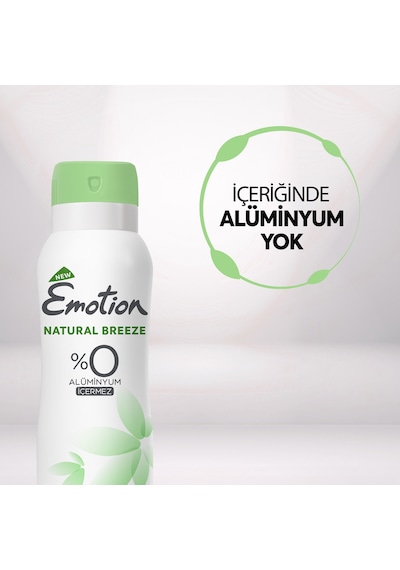 Emotion Natural Breeze Kadın Alüminyumsuz Vegan Deodorant 4x200 Ml