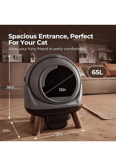 Els Pet Otomatik Koku Kontrollü Akıllı Kedi Tuvaleti