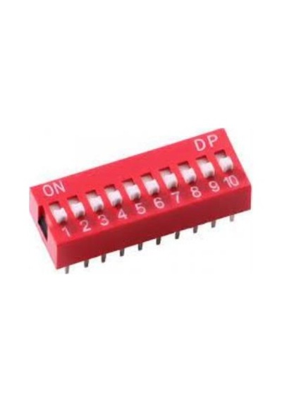 10-Pin Dip Switch