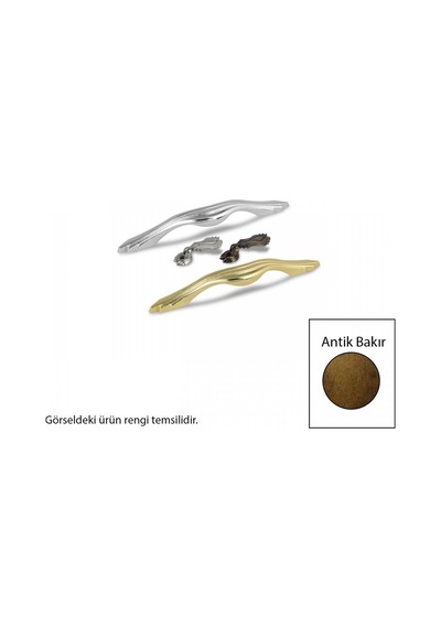 Coşafak Zavinna Z156 Metal Antik Bakır 160Mm Akslı Kulp