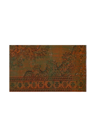 El Dokuması Vintage Yün-pamuk Kahve Halı 26956 160 X 260 Cm Kahverengi