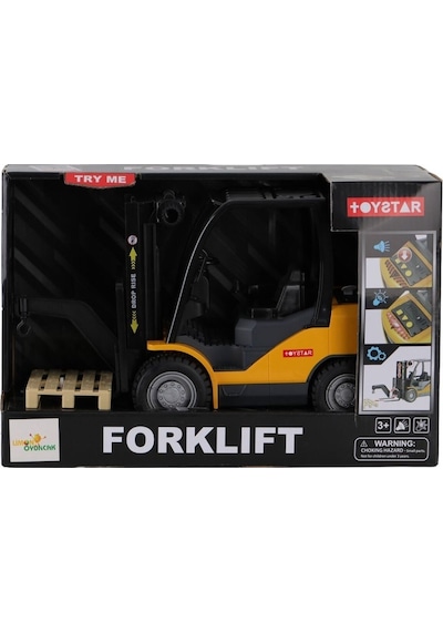 Sürtmeli Işıklı Sesli Forklift 25 Cm 666-61p 1 12 Sarı