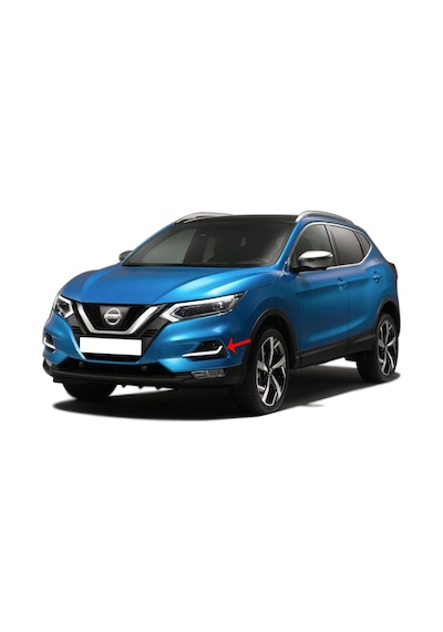 S-Dizayn  Nissan Qashqai Krom Sis Farı Çıtası 2 Prç 2017-2021